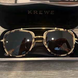 Krewe Breton Sunglasses NWT Matte Oyster